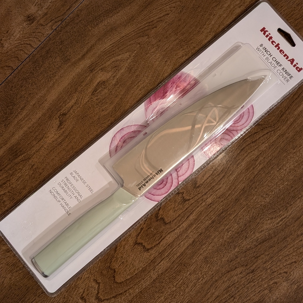 Pistachio Green KitchenAid 8" Chef Knife